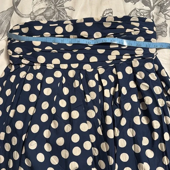 J.Crew Collection strapless bow-back maxi dress in polka dot CK987 - Picture 7 of 12